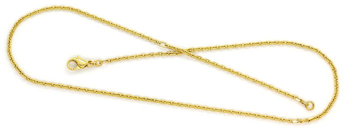Foto 1 - Ankergoldkette in 50,7cm oder 42,5cm tragbar massiv 585, K2732